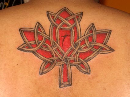 Celtic Knot Tattoo On Back